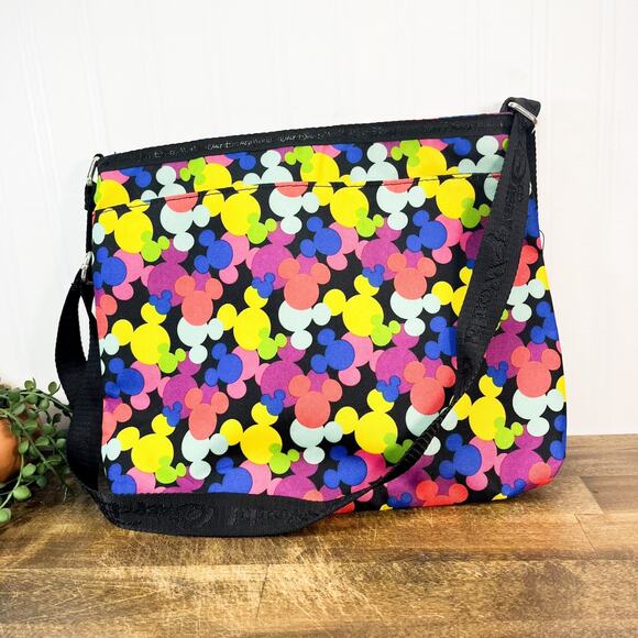 Disney Parks Multicolor~MICKEY MOUSE ICONS CROSSBODY BAG~Walt Disney World - Picture 2 of 8